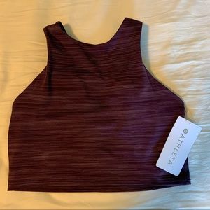 Athleta space dye crop top
